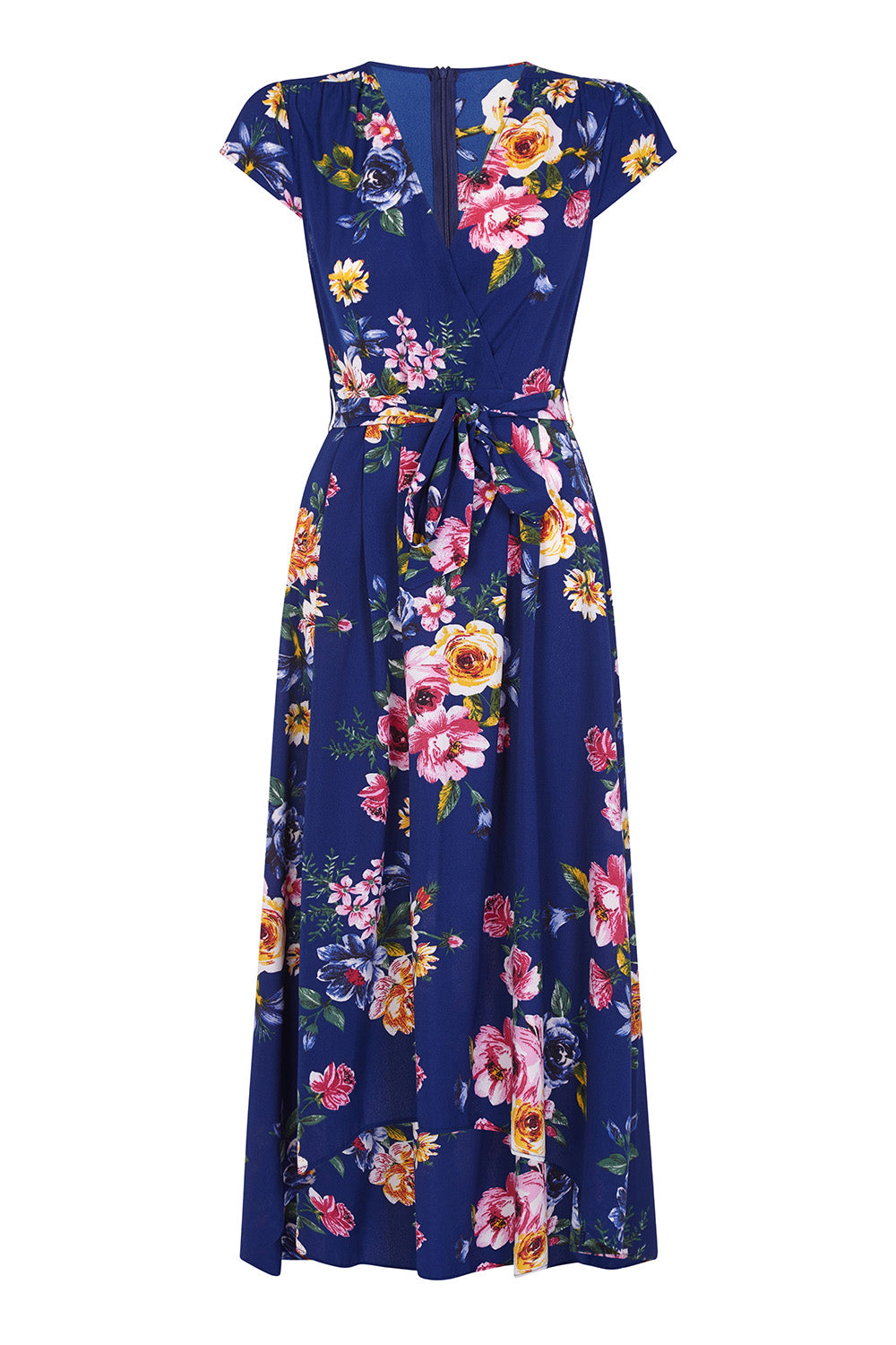 Front Wrap Floral Dress Yumi