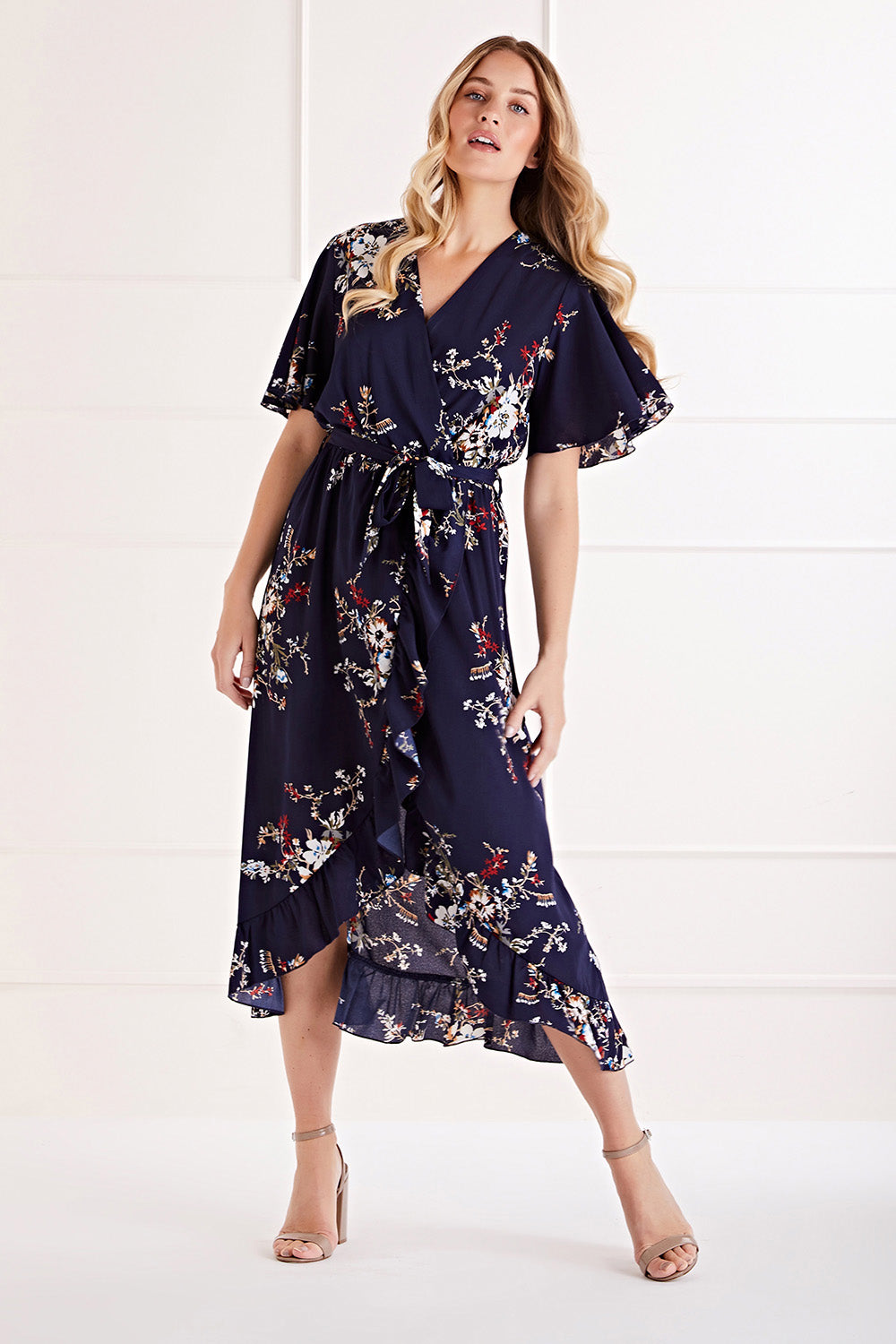 Dipped Hem Maxi Dress Mela