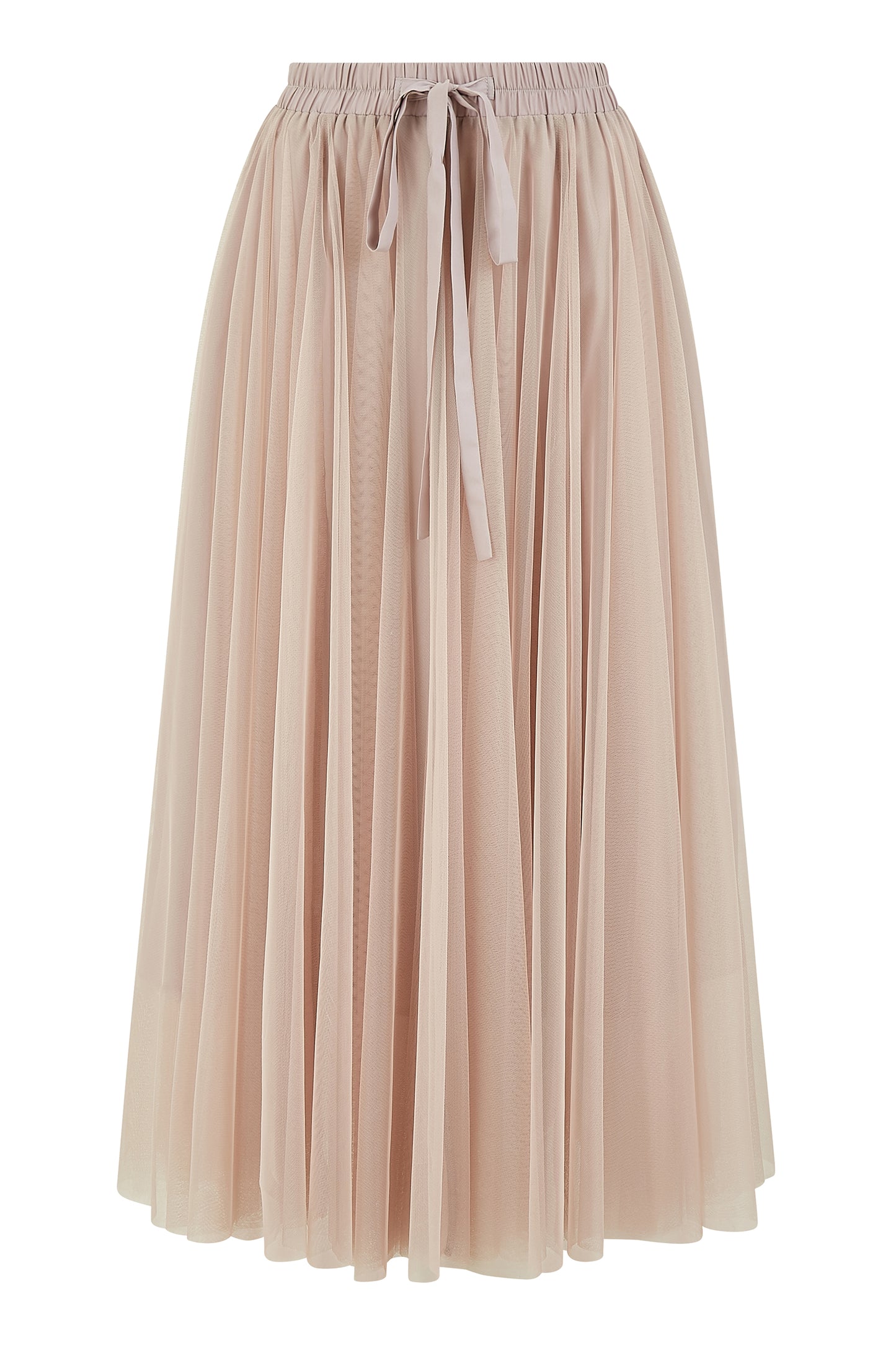 Yumi Blush Pink Mesh Tulle Skirt SKIRT Yumi