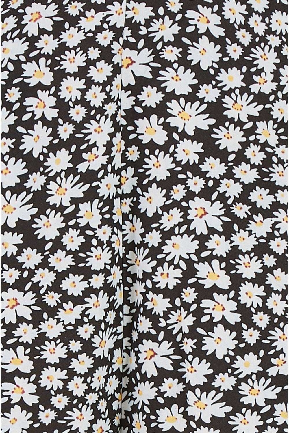 Mela Black Daisy Print Skater Shorts With Pockets Mela