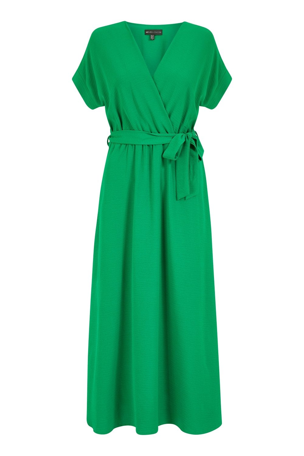 Mela Green Kimono Sleeve Midi Dress Yumi