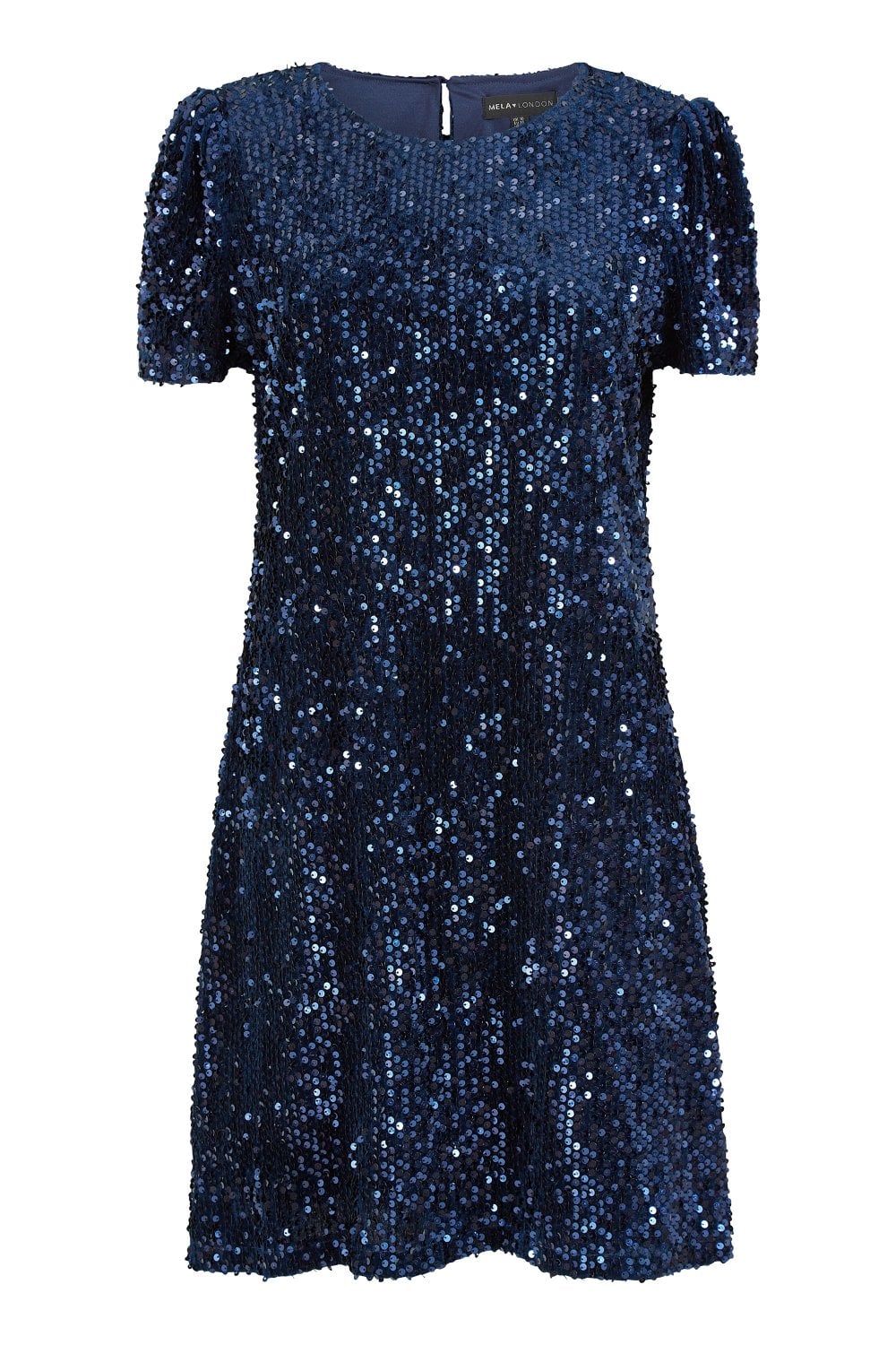 Mela Navy Sequin Tunic Dress Yumi