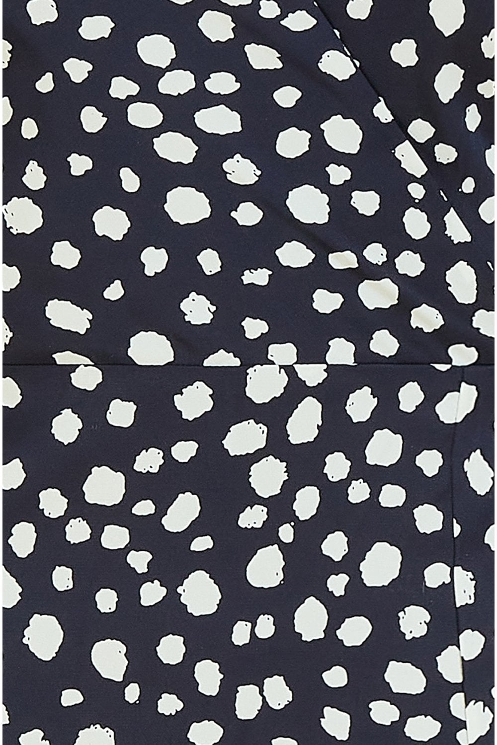 Mela Navy Spot Midi Tea Dress Mela