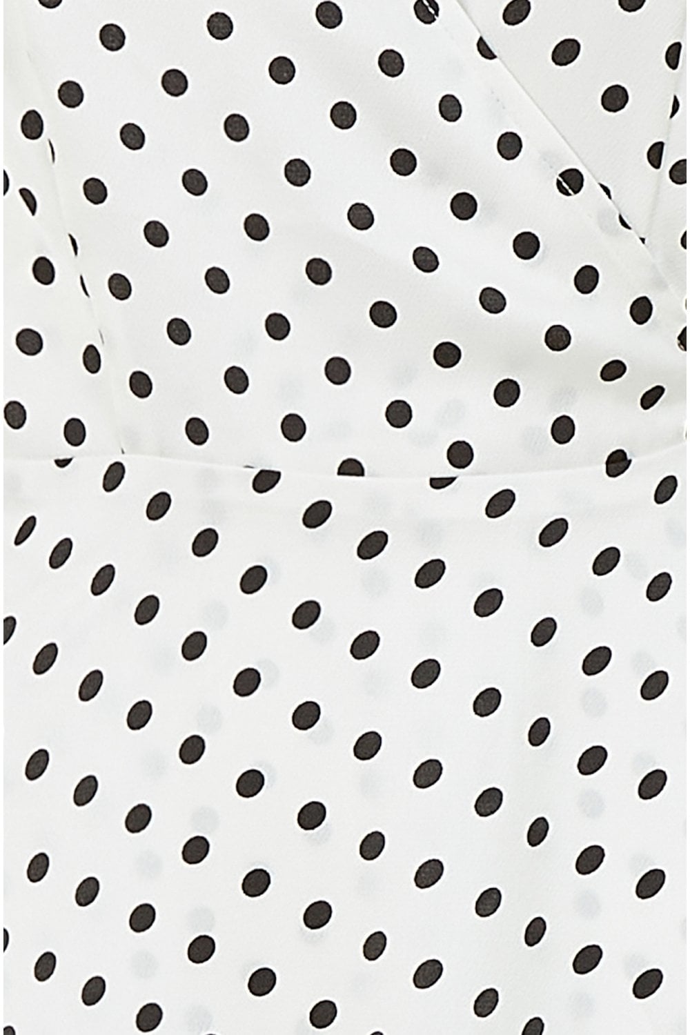 Mela White Polka Dot Wrap Dress Mela