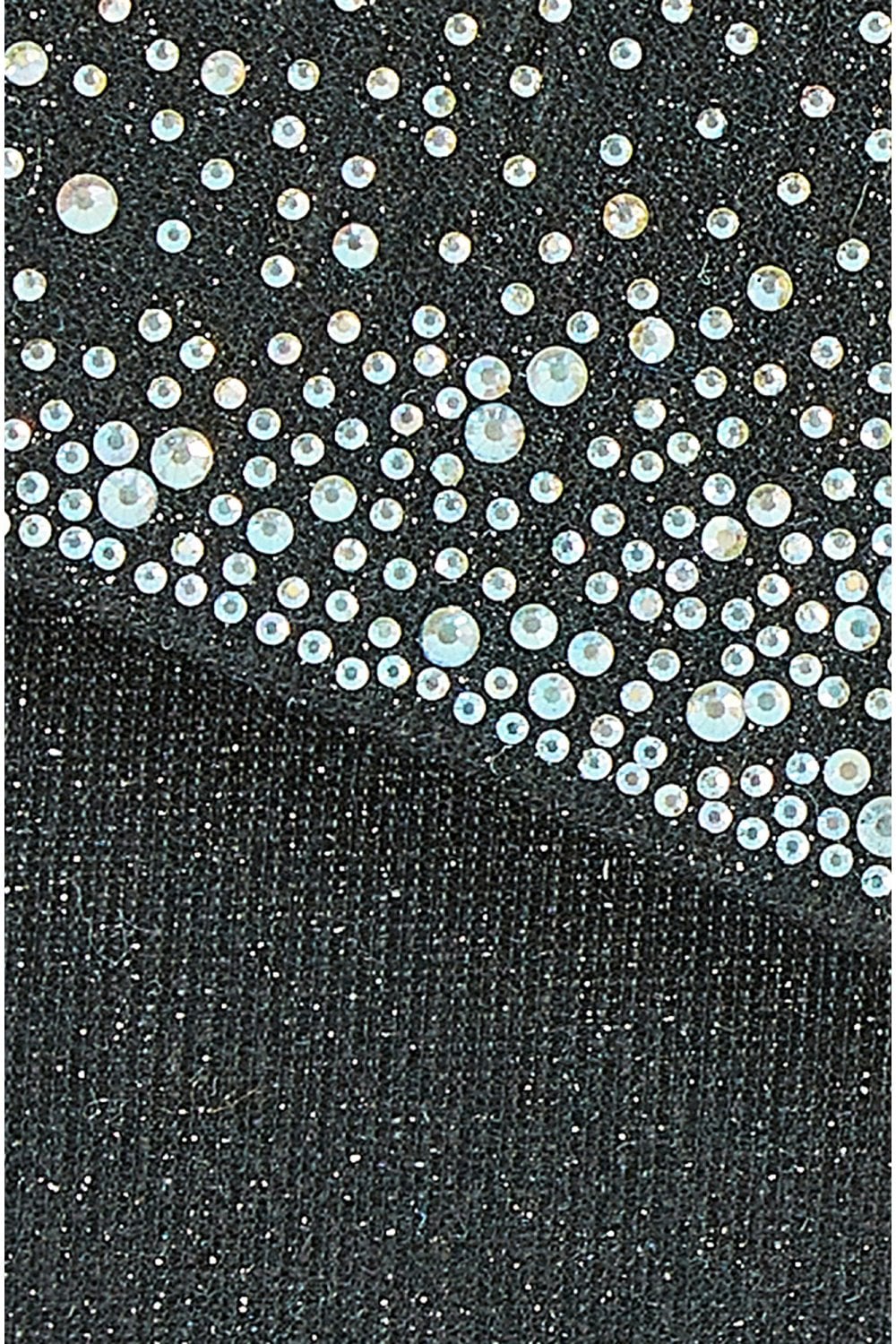 Yumi Black Sparkle Envelope Clutch Bag Yumi