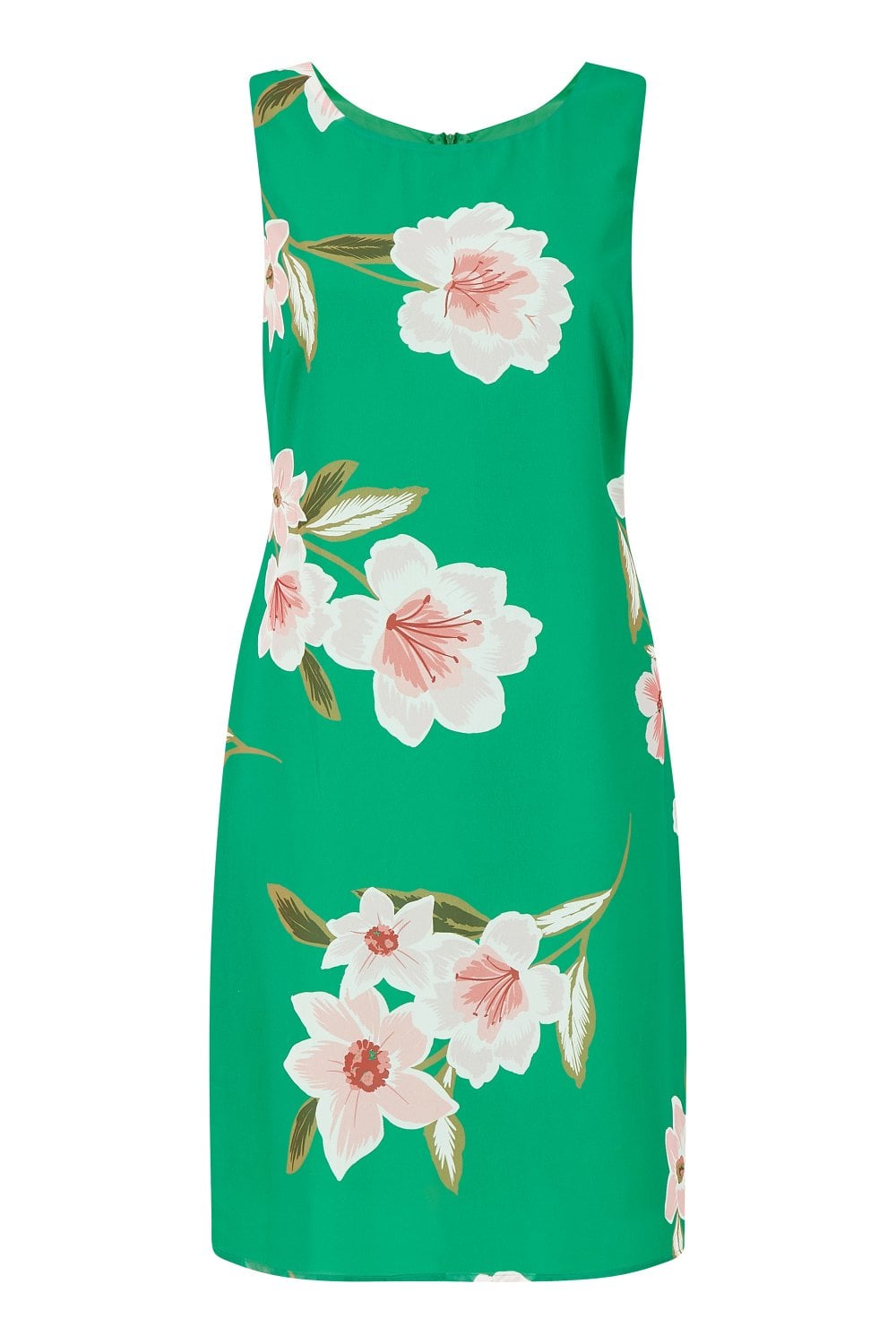 Yumi Green Floral Shift Dress Yumi