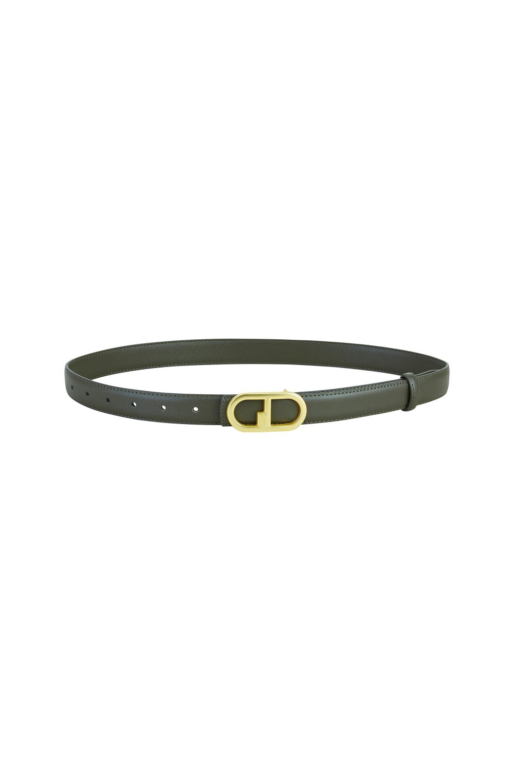 Yumi Green Gold Retro Gold Buckle Belt Yumi