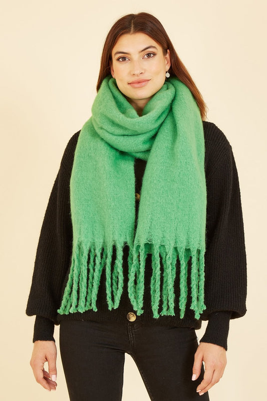 Yumi Green Soft Touch Scarf Yumi