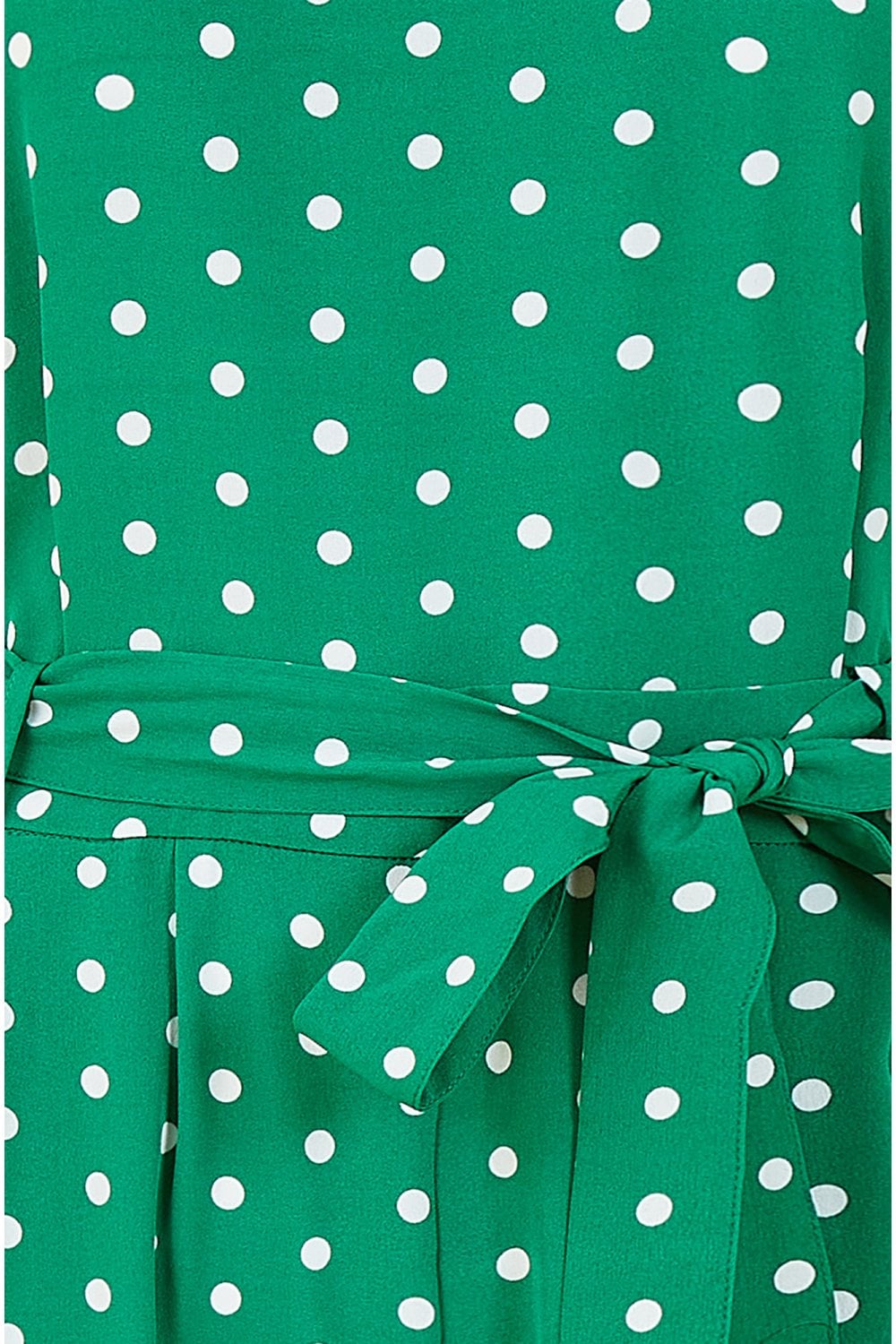 Yumi Green Spot Print Jumpsuit Yumi