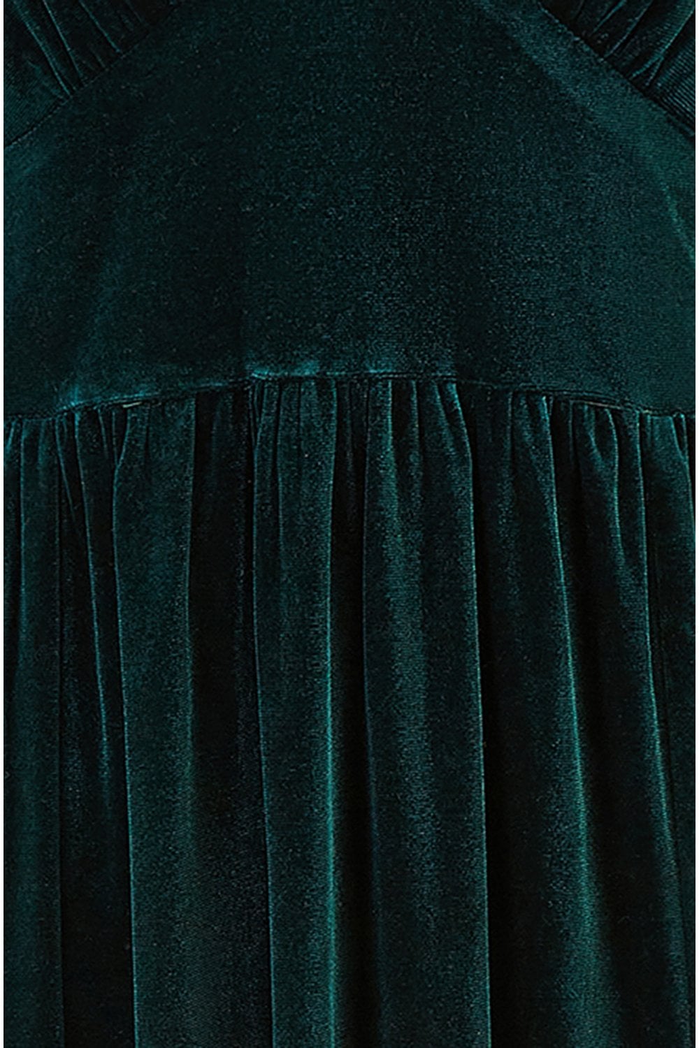 Yumi Green Velvet Midi Dress Yumi