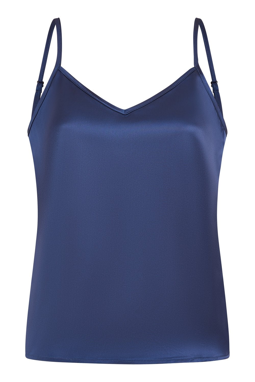 Yumi Navy Satin Cami Top Yumi