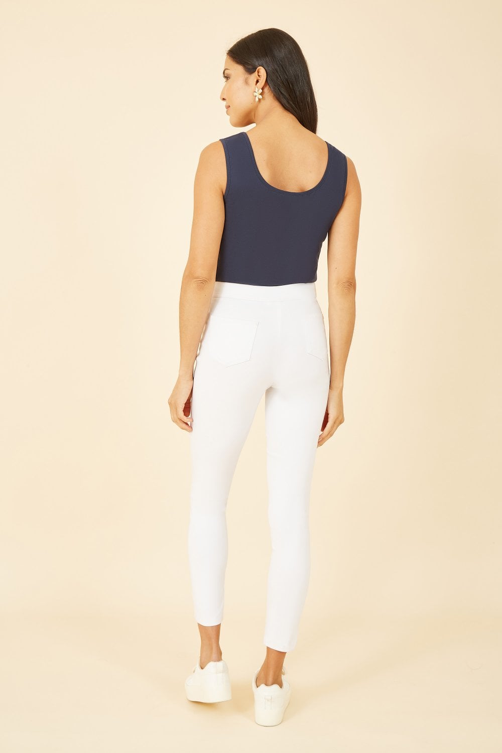 Yumi Navy Vest Top Yumi