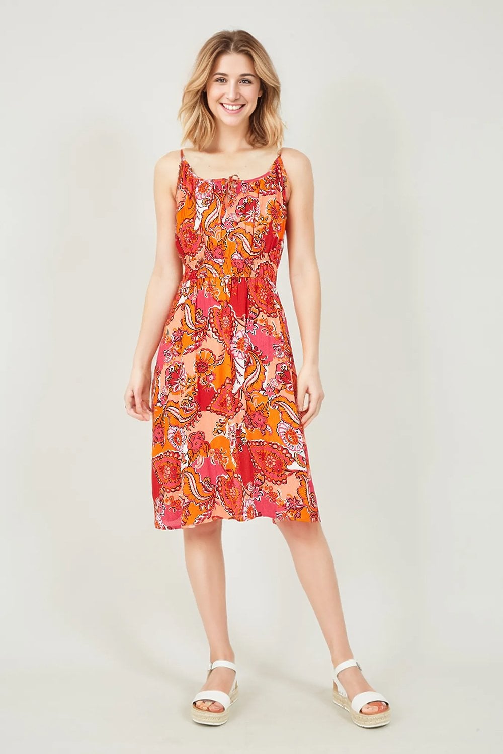 Yumi Pink Paisley Sundress Yumi