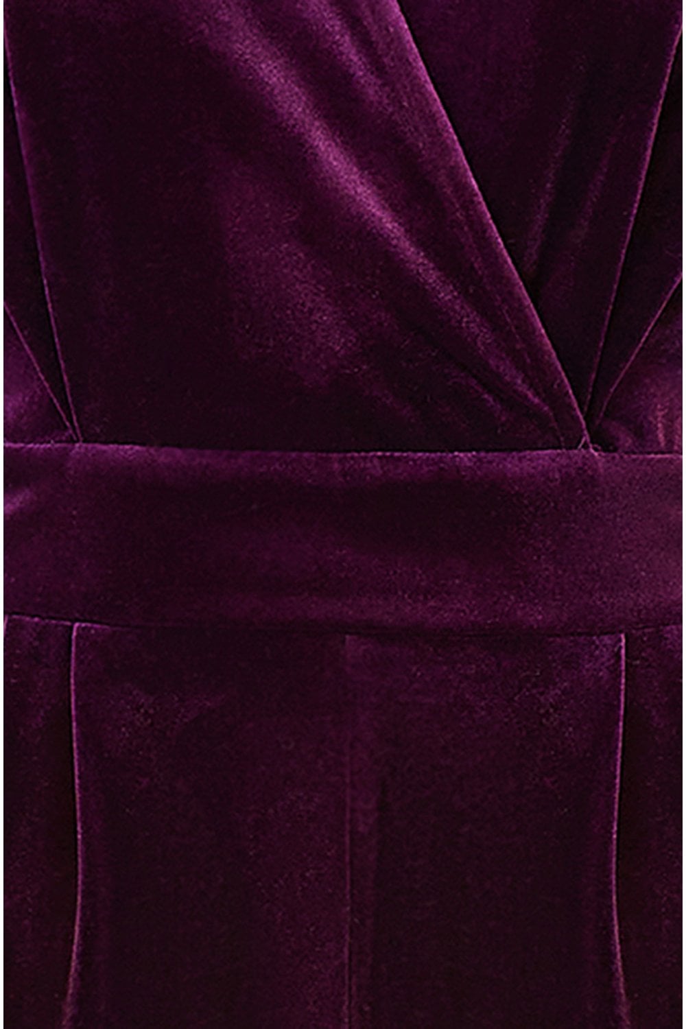 Yumi Purple Jumpsuit With Angel Sleeves Yumi