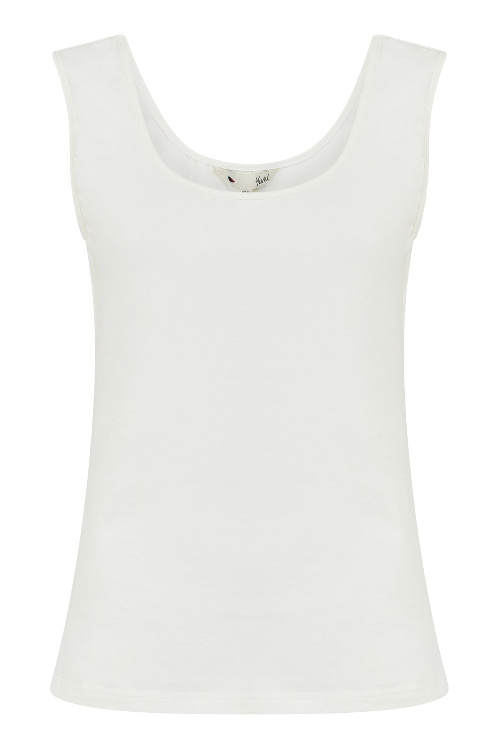 Yumi White Vest Top Yumi